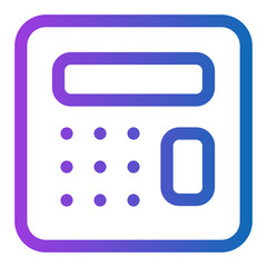 calculator gradient icon