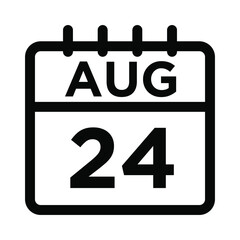 08-Aug - 24 Line Icon