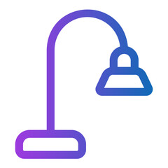table lamp gradient icon