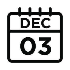 12- Dec - 04 Line Icon