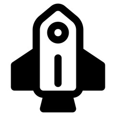 rocket icon illustration