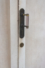 Vintage door handle. Home Decor