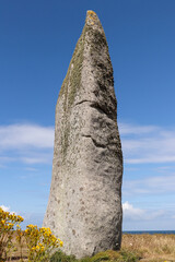Menhir Cam Louis - megalithic monument in Brittany