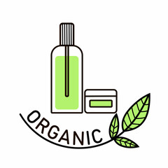 Cruelty free vector icon. Organic, bio, ecological symbol.