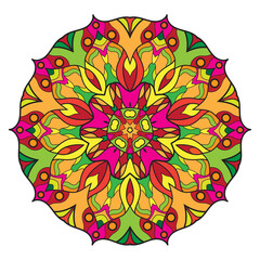 Mandalas for coloring book. Decorative round ornaments..