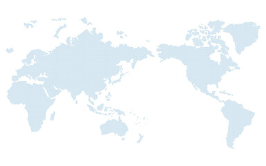 世界地図　ドット　ベクター素材
