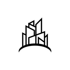 city skyline vector illustration template design