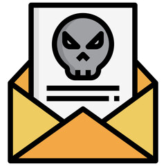 EMAILS filled outline icon,linear,outline,graphic,illustration