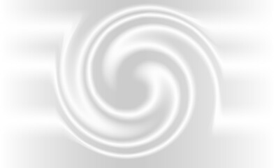 Abstract gray background with spiral pattern, interesting white gray striped vector illustration.