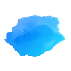 Modern blue watercolor hand drawn splash design