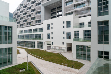 Appearance of office building in science and Technology Park