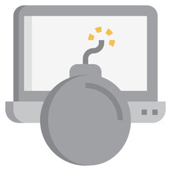 BOMB flat icon,linear,outline,graphic,illustration