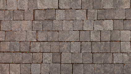 Stone paved texture background. 