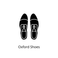 Oxford Shoes icon in vector. Logotype