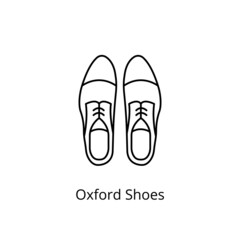 Oxford Shoes icon in vector. Logotype