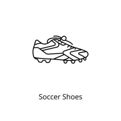 Soccer Shoes icon in vector. Logotype