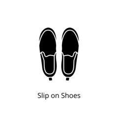 Slip on Shoes icon in vector. Logotype