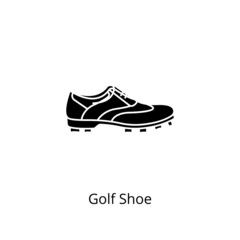 Golf Shoe icon in vector. Logotype