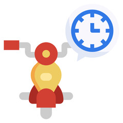 TIME flat icon,linear,outline,graphic,illustration