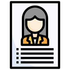 PORTFOLIO filled outline icon,linear,outline,graphic,illustration