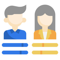 SUFFRAGE flat icon,linear,outline,graphic,illustration