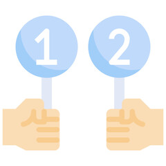 SUPPORTER flat icon,linear,outline,graphic,illustration