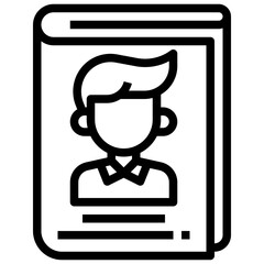 NEWSPAPER line icon,linear,outline,graphic,illustration