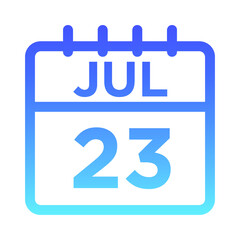 07-Jul - 23 Line Gradient