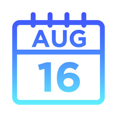 08-Aug - 16 Line Gradient