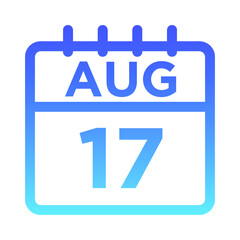 08-Aug - 17 Line Gradient