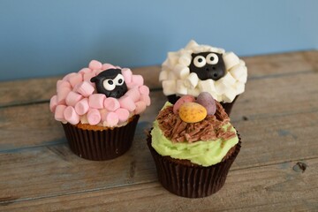 Happy Easter cupcake sweets