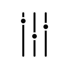 Web Filter Icon, Level Regulator Symbol, Control Sign