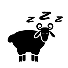 Zzz Icon, Snoring Symbol, Zzzz pictogram