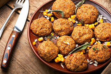 Lean vegetable balls