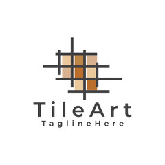 tile art logo design