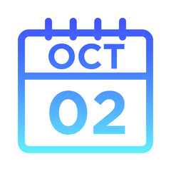 10- Oct - 02 Line Gradient