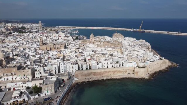 Monopoli, Italy - a city at the Italian East coast
