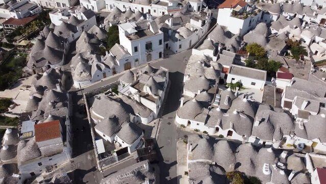 The famous Trulli houses of Alberobello - a popular