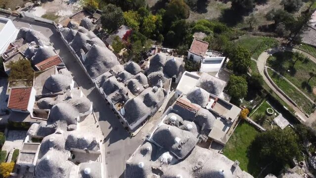 The famous Trulli houses of Alberobello - a popular