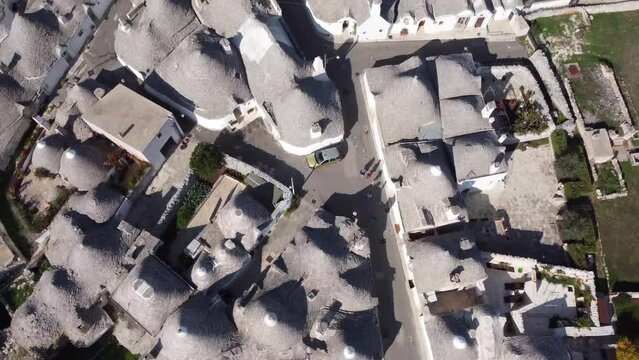 Trulli buildings in Alberobello in Italy - a popular