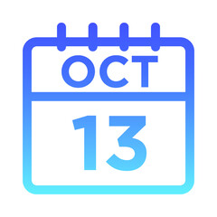 10- Oct - 13 Line Gradient