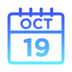 10- Oct - 19 Line Gradient