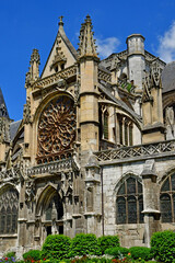 Les Andelys; France - june 24 2021 : the collegiate church