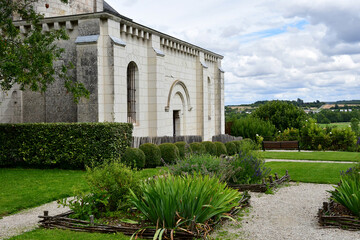 Fototapeta na wymiar Loches; France - july 15 2020 : the church