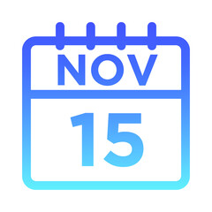 11- Nov - 15 Line Gradient