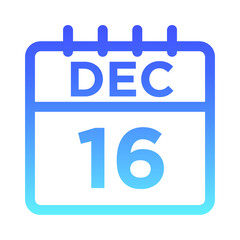 12- Dec - 16 Line Gradient