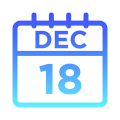 12- Dec - 18 Line Gradient