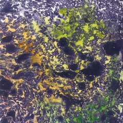 Abstract  violet background. Marble texture like a stone. Liquid acrylic paint stains