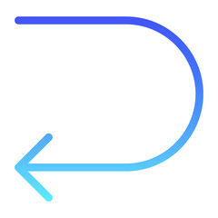 Arrow 46 Line Gradient