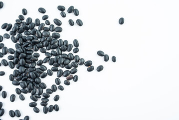 Full screen of little black beans